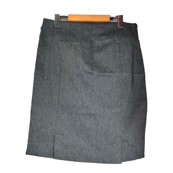 NEW George Charcoal / Gray Rayon Blend Pencil / Midi Skirt Womens Plus Size 14 - Picture 7 of 7